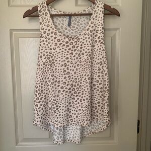 Leopard Print Pajama Top